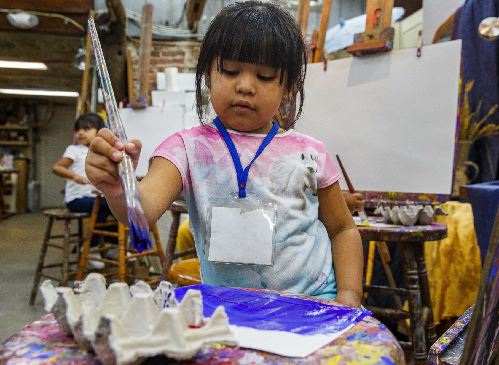 Gateway Head Start of Vineland hands on art experience at The Barn Studio of Art